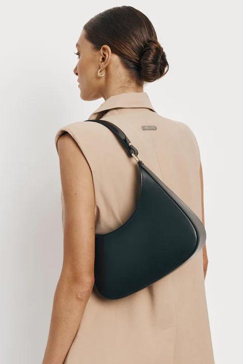 Alyssa Assymetrical Bag | Black by Vestirsi in stock at Rose St Trading Co