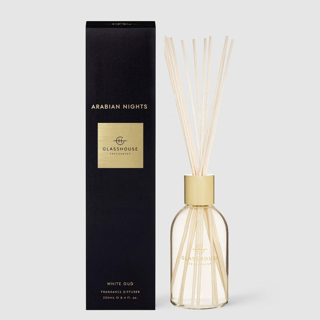 Glasshouse Fragrance  Arabian Nights Diffuser available at Rose St Trading Co