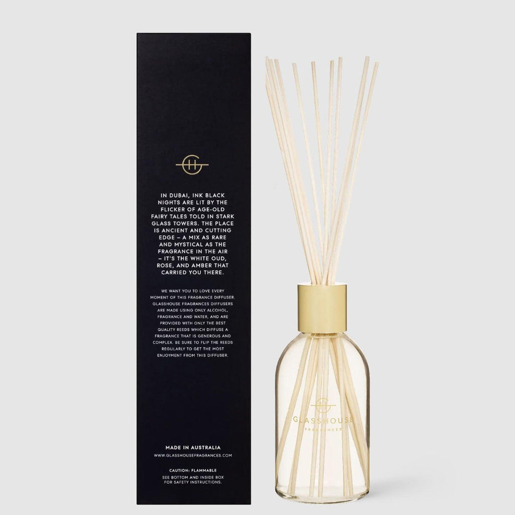 Glasshouse Fragrance  Arabian Nights Diffuser available at Rose St Trading Co