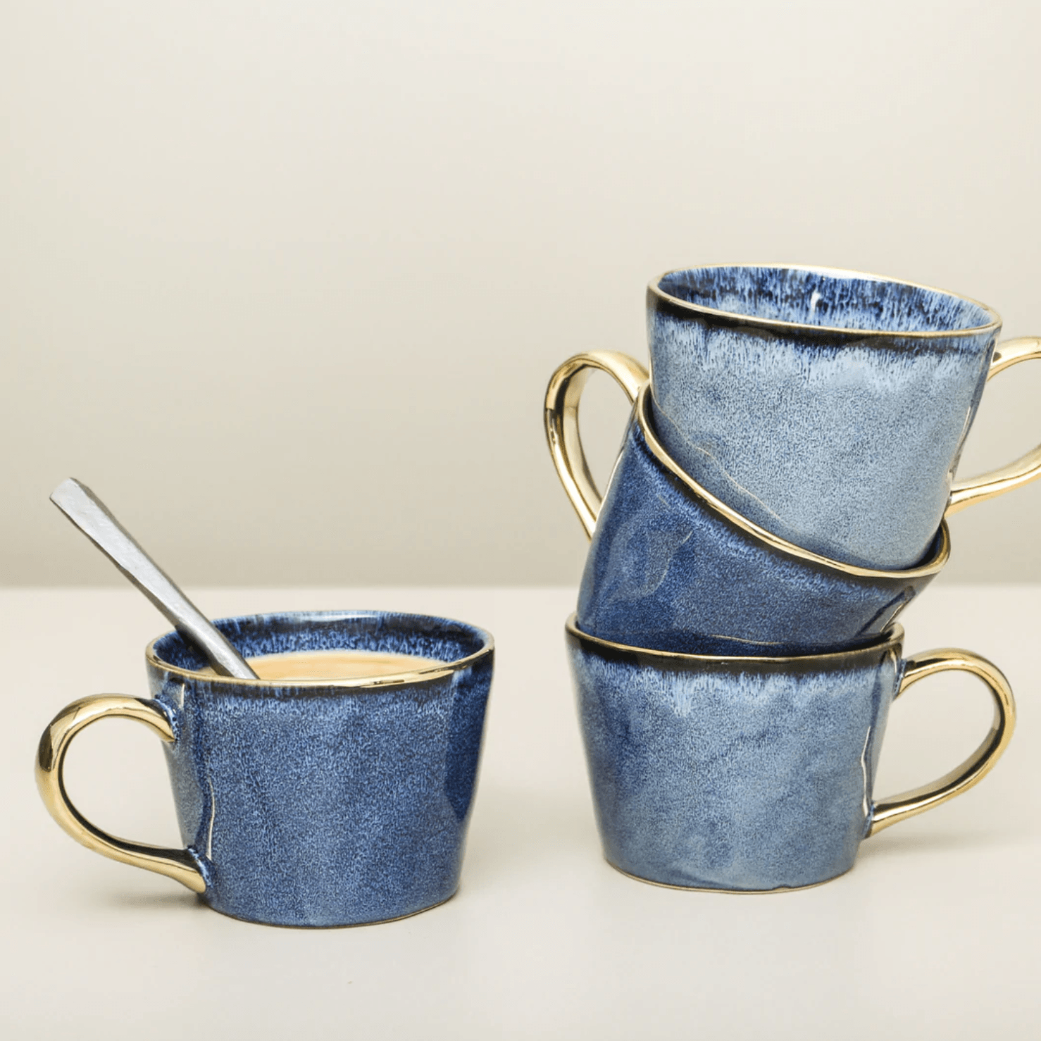 Indigo Love Collectors  Ariel Mug | Deep Blue available at Rose St Trading Co