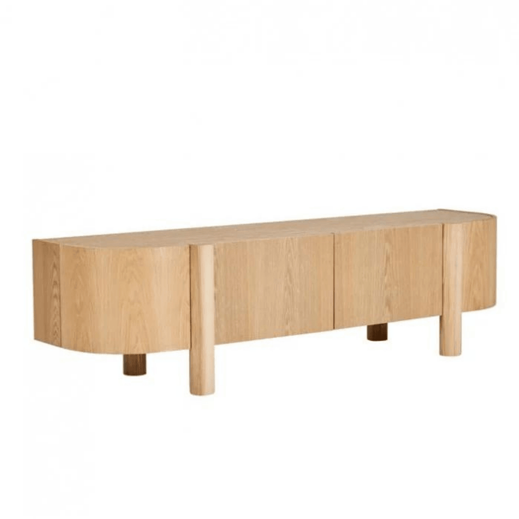 Globe West  Artie Entertainment Unit | Natural Ash available at Rose St Trading Co