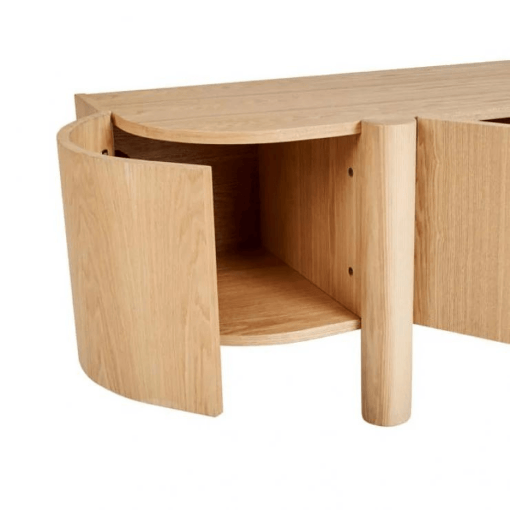 Globe West  Artie Entertainment Unit | Natural Ash available at Rose St Trading Co
