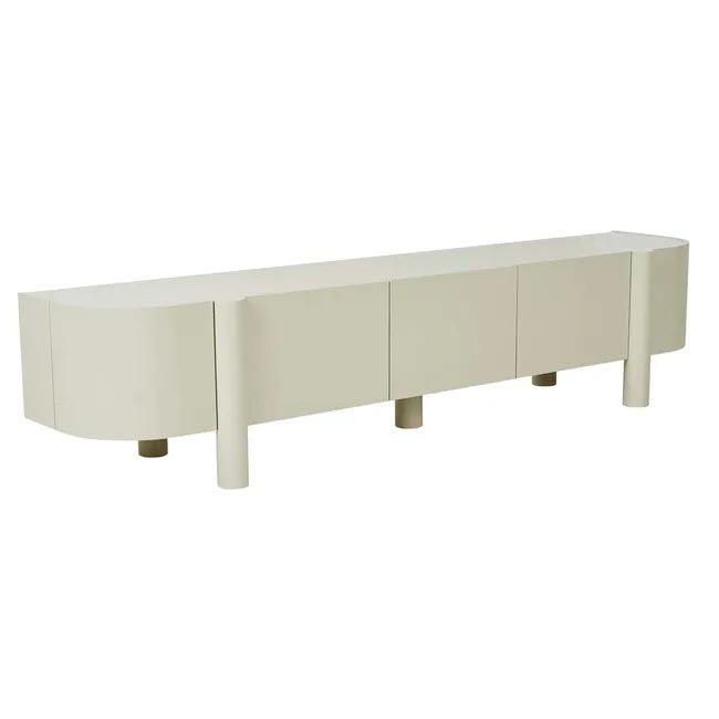 Artie Large Entertainment Unit | Putty - Rose St Trading Co