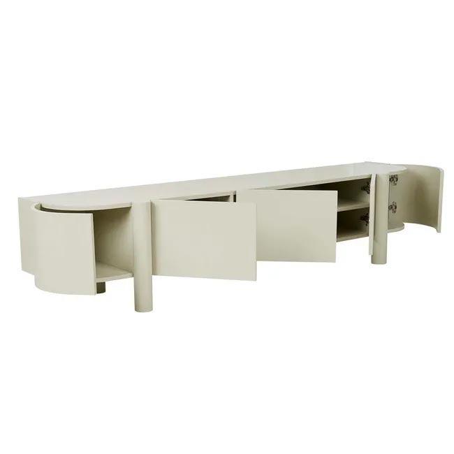 Artie Large Entertainment Unit | Putty - Rose St Trading Co