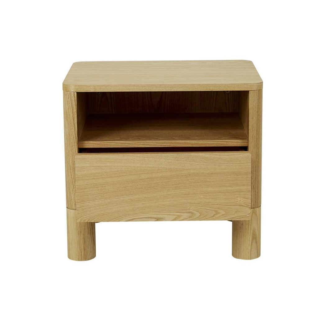 Globe West  Artie Open Bedside | Natural Ash available at Rose St Trading Co