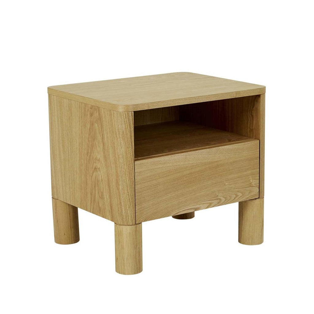 Globe West  Artie Open Bedside | Natural Ash available at Rose St Trading Co