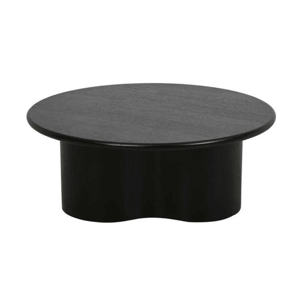 Globe West  Artie Wave Coffee Table | Black Oak available at Rose St Trading Co