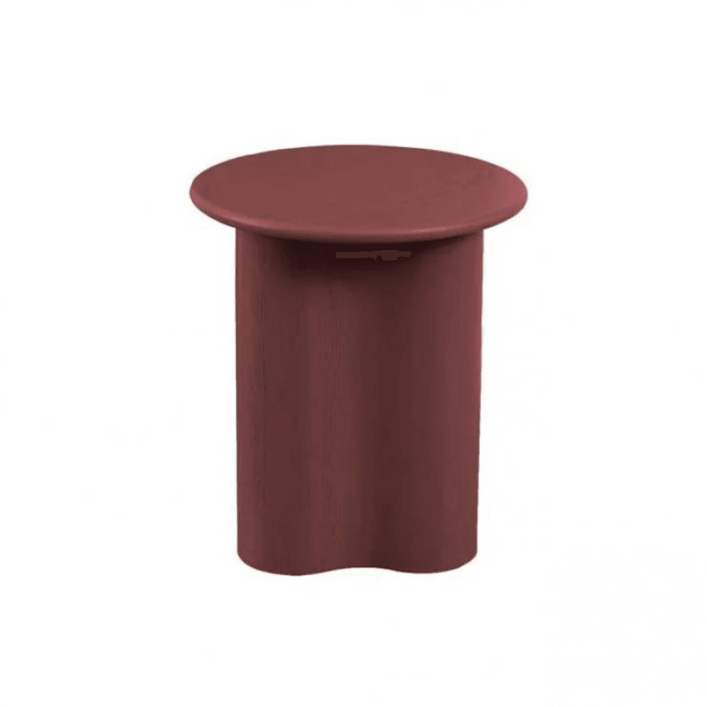Globe West  Artie Wave Side Table | Merlot available at Rose St Trading Co