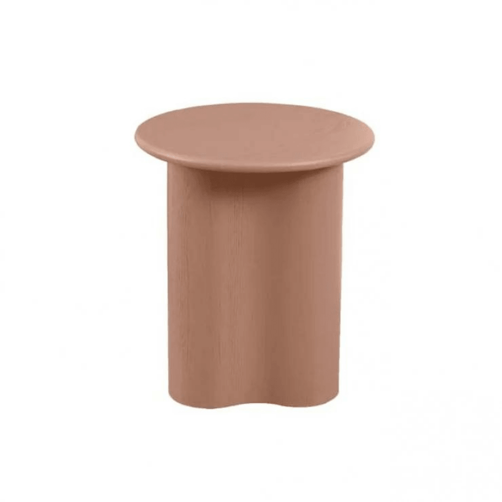 Globe West  Artie Wave Side Table | Washed Terracotta available at Rose St Trading Co