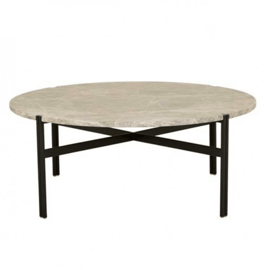Globe West  Atlas Twin Coffee Table | Matte Grey/Black available at Rose St Trading Co