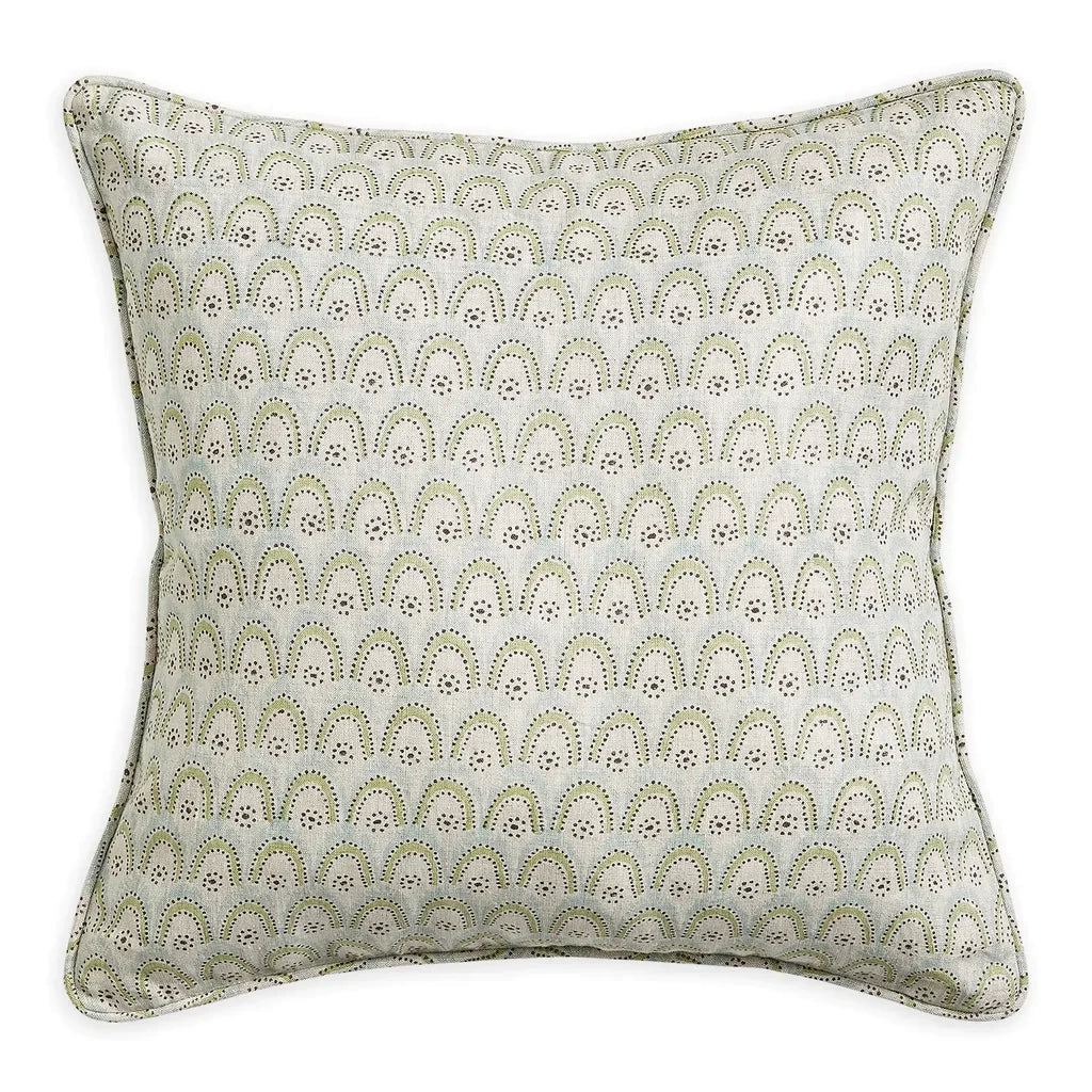 Walter G  Azores Wasabi  Linen Cushion | 50 x 50cm available at Rose St Trading Co