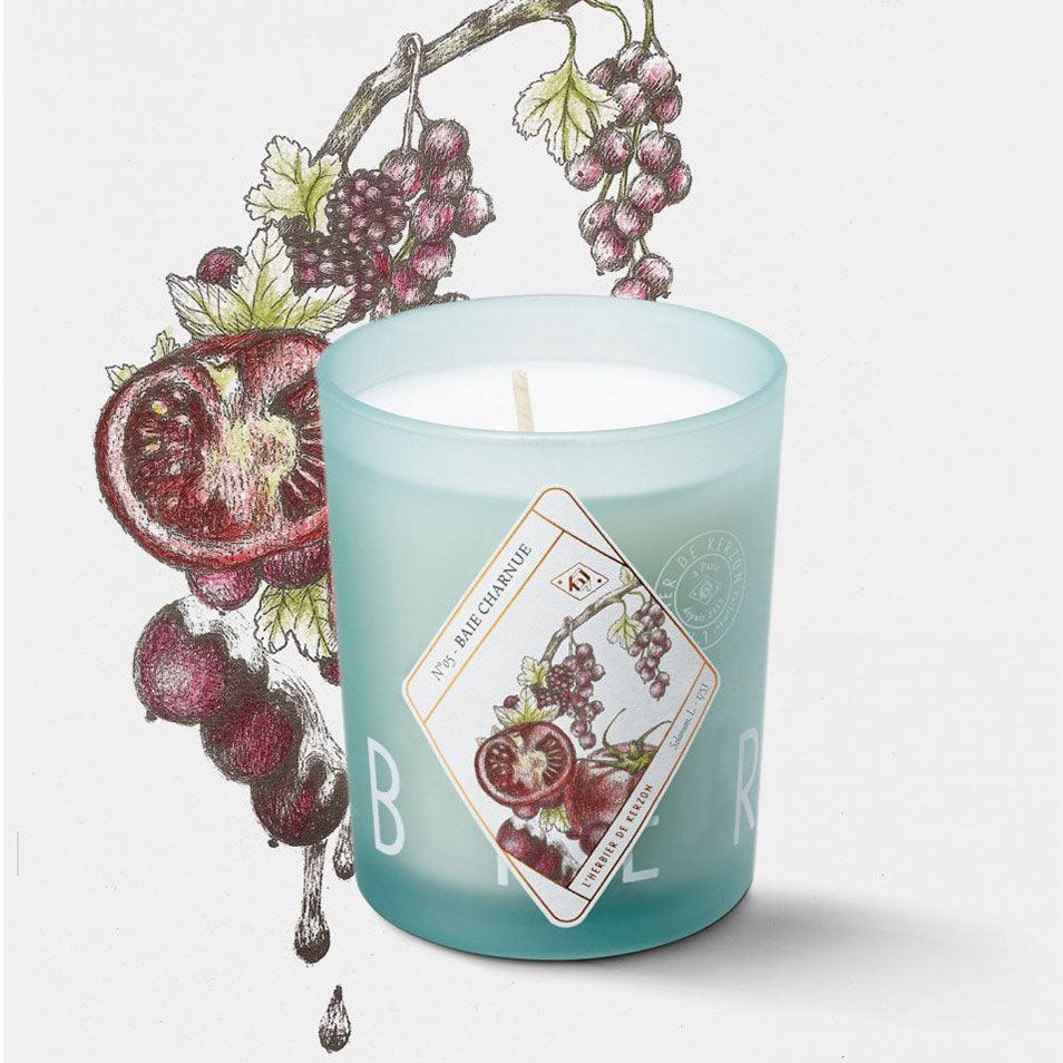Kerzon  Baie Charnue Candle available at Rose St Trading Co