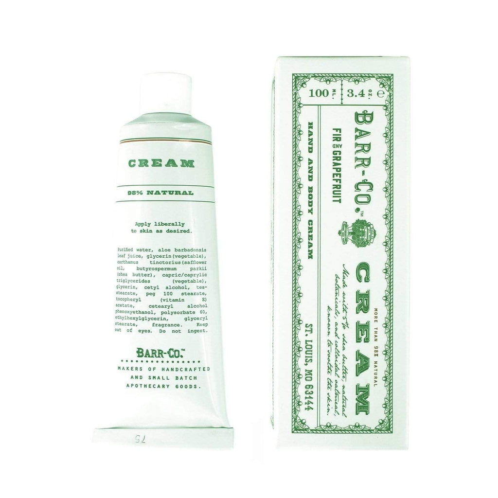 Barr Co  Barr-Co Fir  Grapefruit Hand Cream - Tube available at Rose St Trading Co