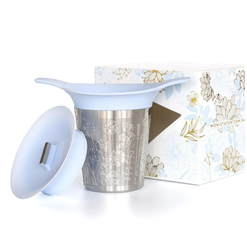 MONISTA TEA CO.  Basket Tea Infuser | Blue available at Rose St Trading Co