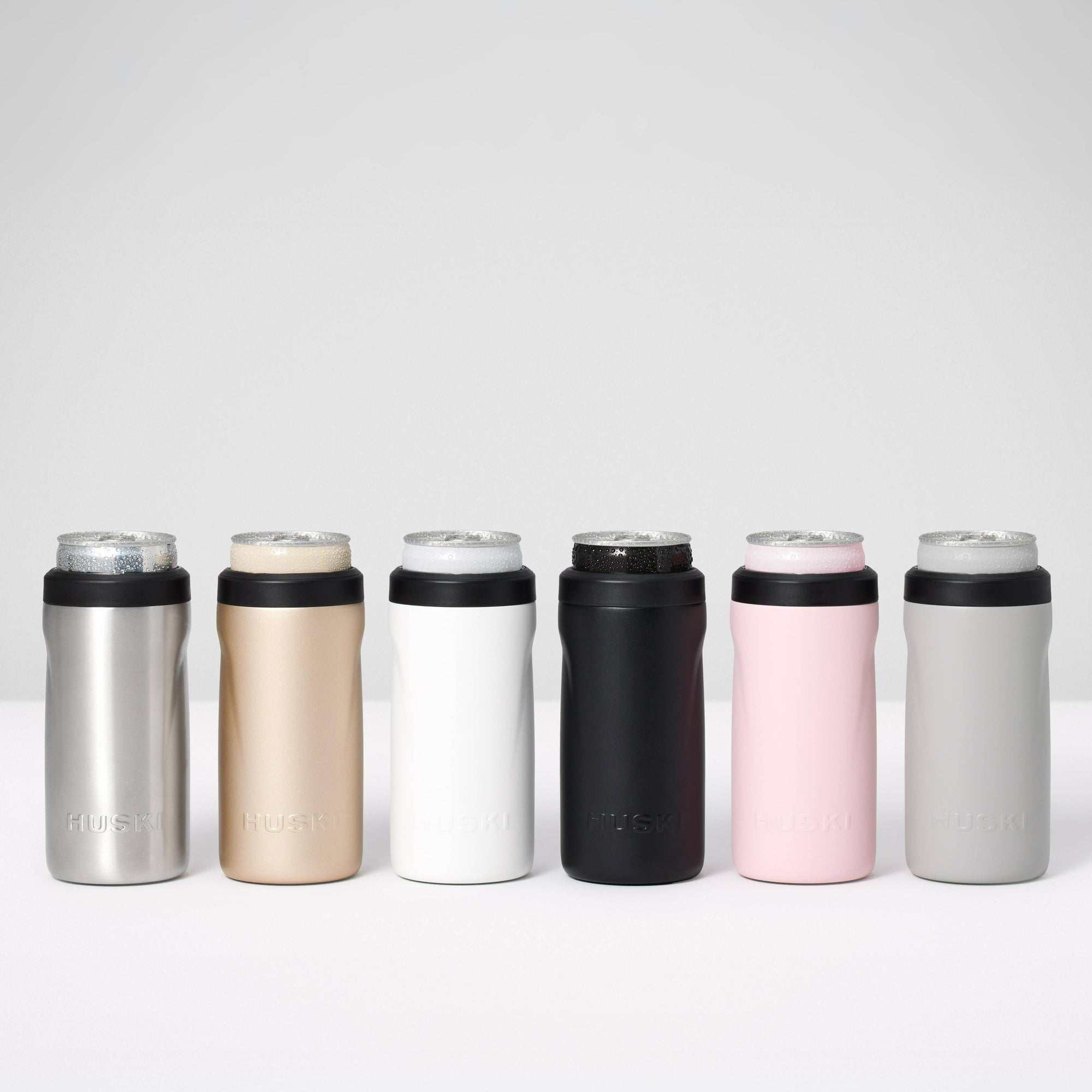 Huski Slim Can Cooler | White