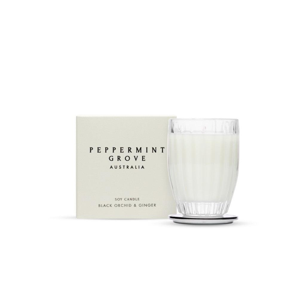 Peppermint Grove  Black Orchid + Ginger | Small Candle available at Rose St Trading Co