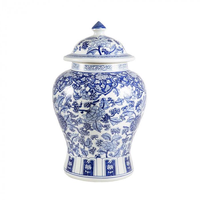 Florabelle  Blue and White Ming Ginger Jar available at Rose St Trading Co