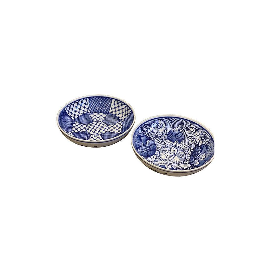 Jonglea  Blue and White Trinket Plate available at Rose St Trading Co