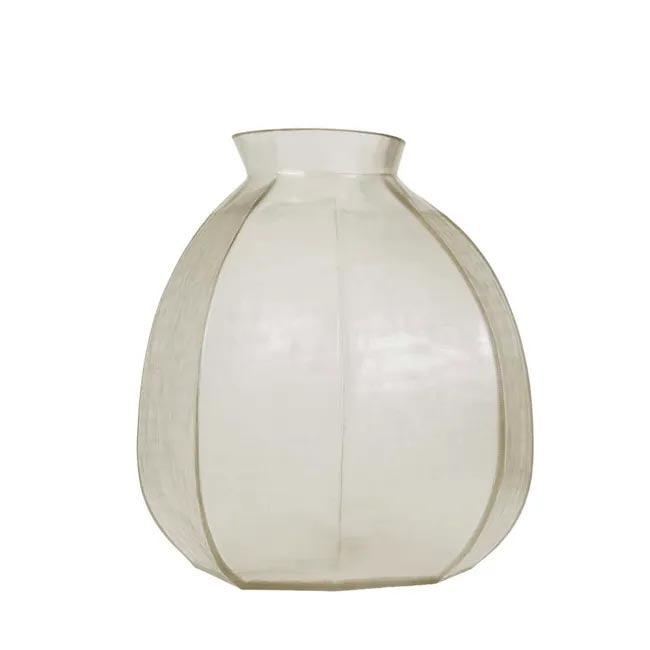 Boden Ridge Low Vase | Snow - Rose St Trading Co