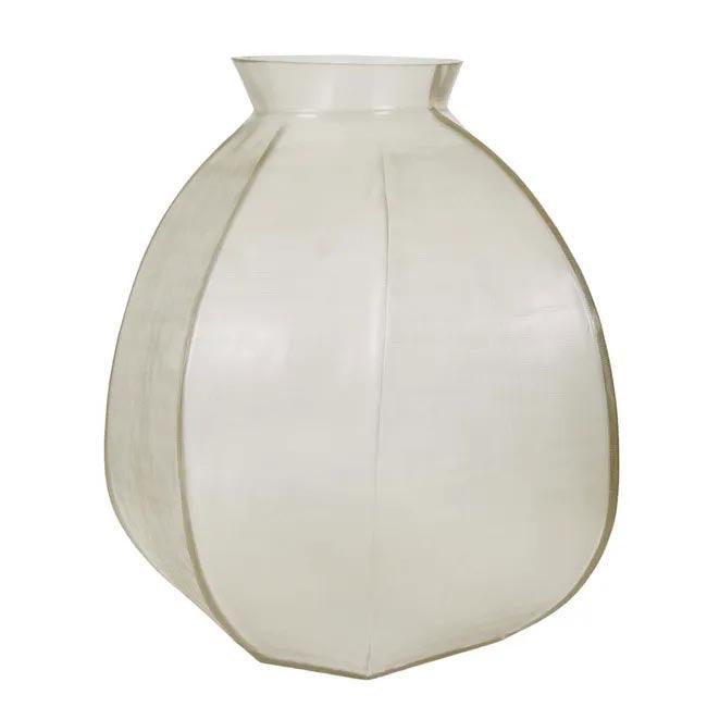 Boden Ridge Low Vase | Snow - Rose St Trading Co