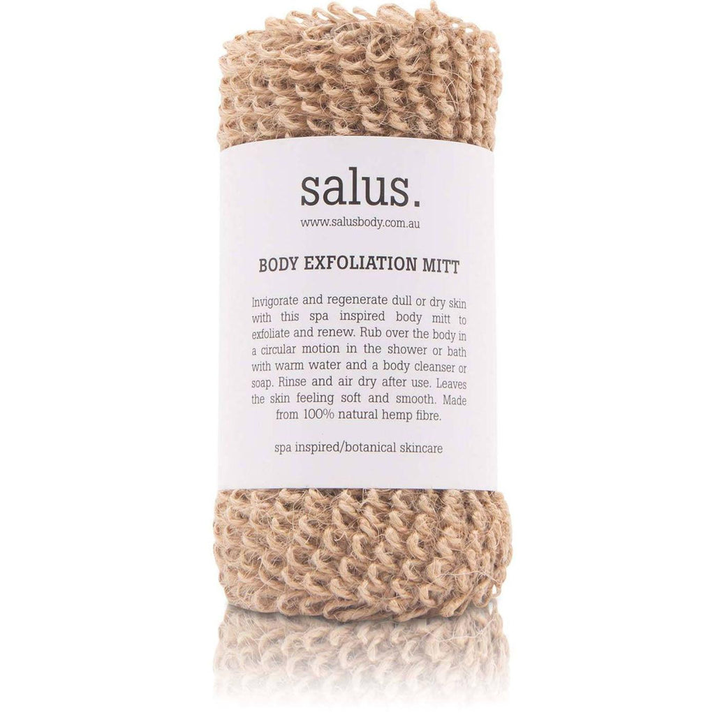 SALUS  Body Exfoliation Mitt available at Rose St Trading Co