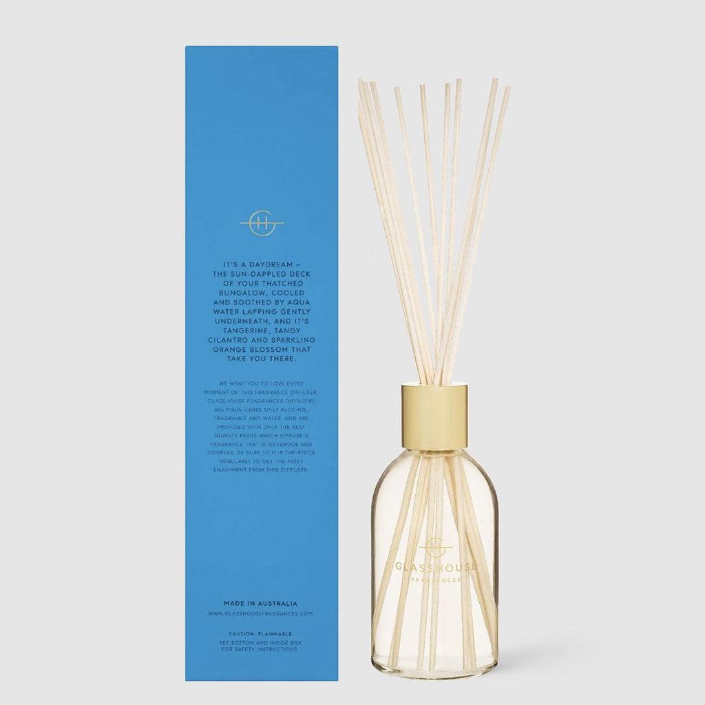 Glasshouse Fragrance  Bora Bora Diffuser - 250ml Diffuser available at Rose St Trading Co
