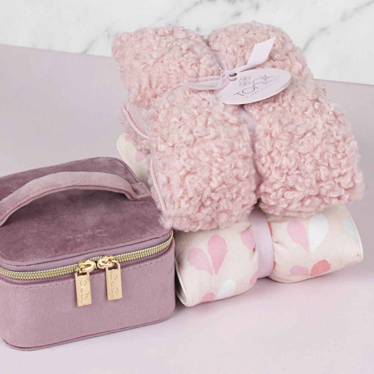 Tonic  Boucle Heat Pillow | Rose Quartz available at Rose St Trading Co