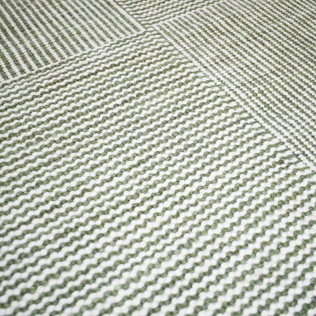The Rug Collection  Braid Box Rug | Sage available at Rose St Trading Co