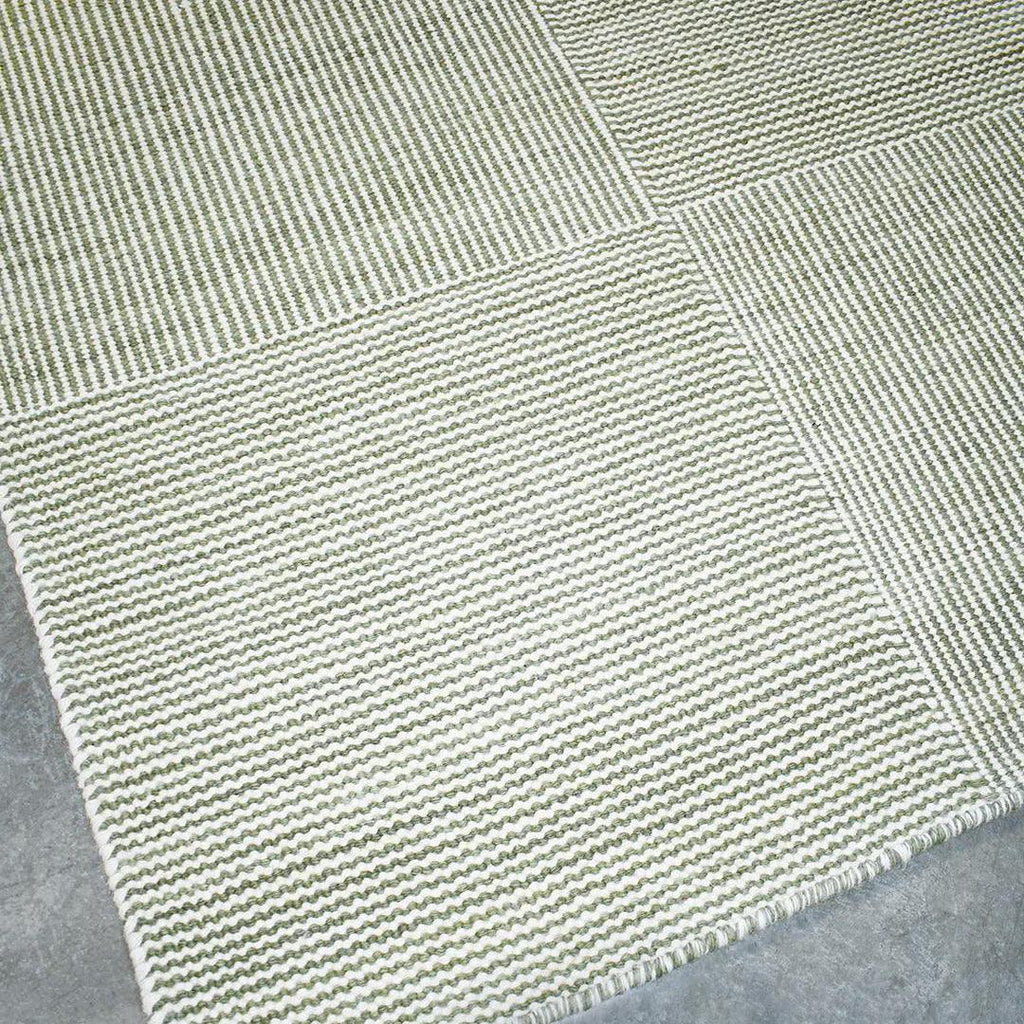 The Rug Collection  Braid Box Rug | Sage available at Rose St Trading Co
