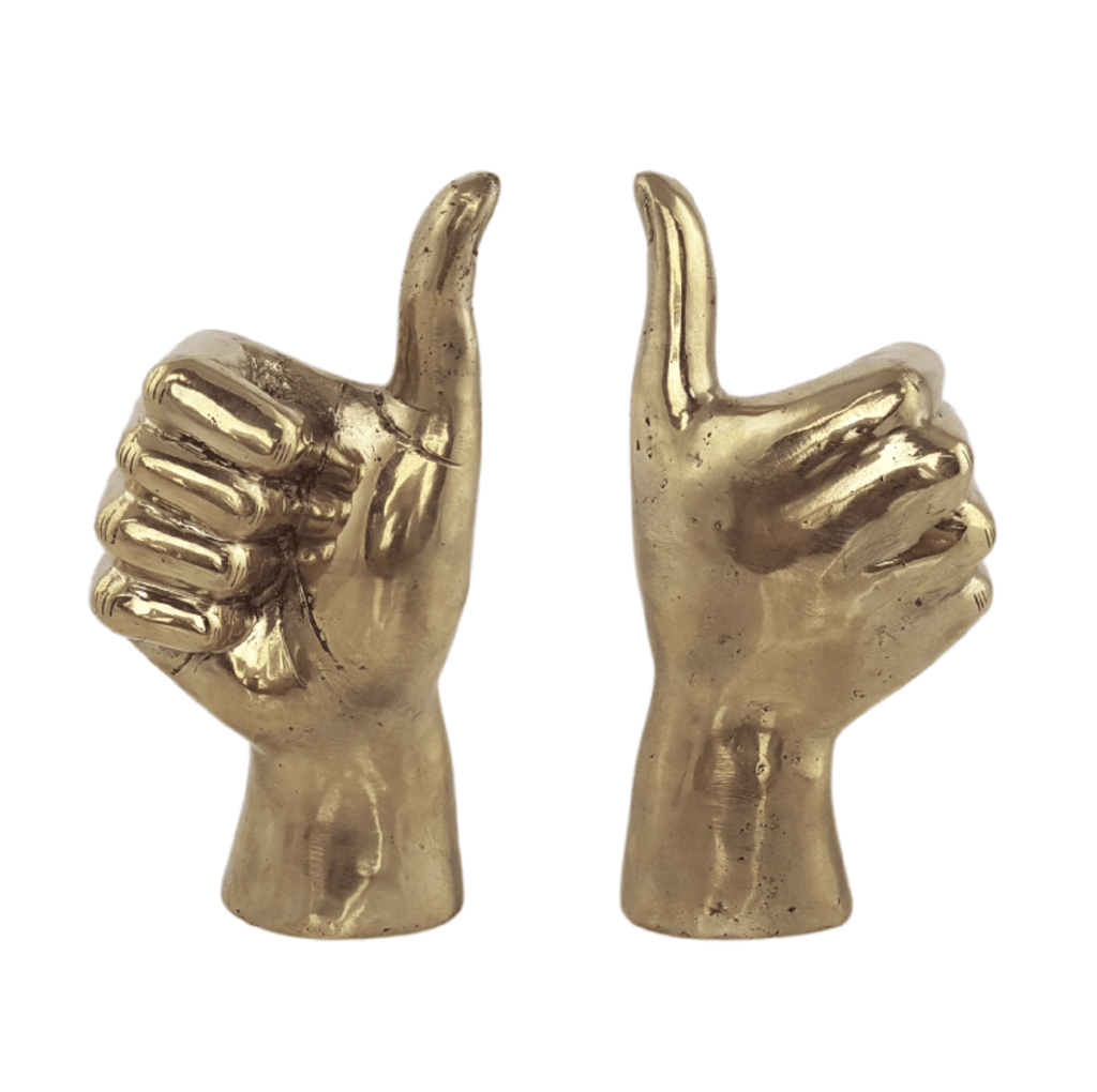 Colcam  Brass Hand | Thumbs Up available at Rose St Trading Co