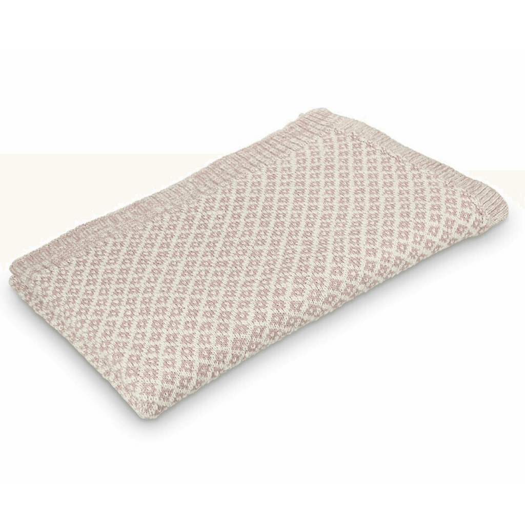 DLUX  Brook Cot Blanket | Pink available at Rose St Trading Co