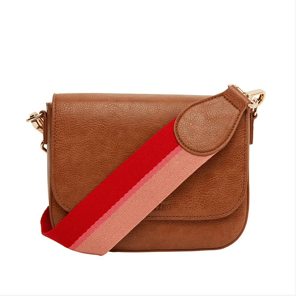 Elms + King  Brooklyn Crossbody | Tan Pebble available at Rose St Trading Co