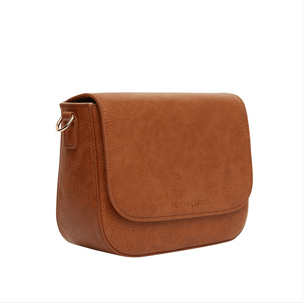 Elms + King  Brooklyn Crossbody | Tan Pebble available at Rose St Trading Co