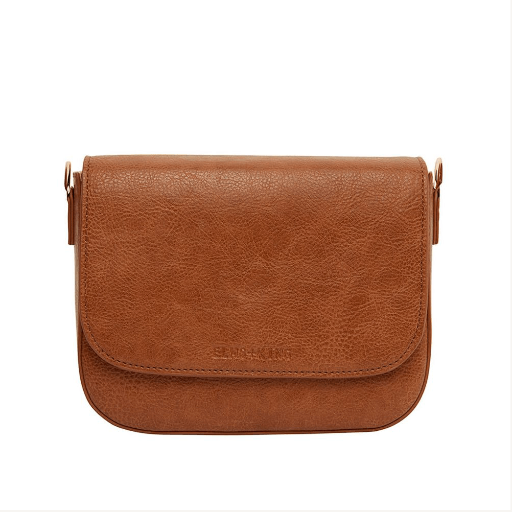 Elms + King  Brooklyn Crossbody | Tan Pebble available at Rose St Trading Co