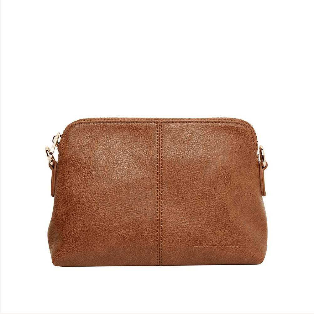 Elms + King  Burbank Crossbody | Tan Pebble available at Rose St Trading Co