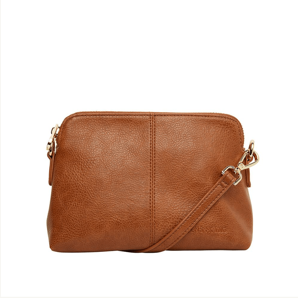 Elms + King  Burbank Crossbody | Tan Pebble available at Rose St Trading Co