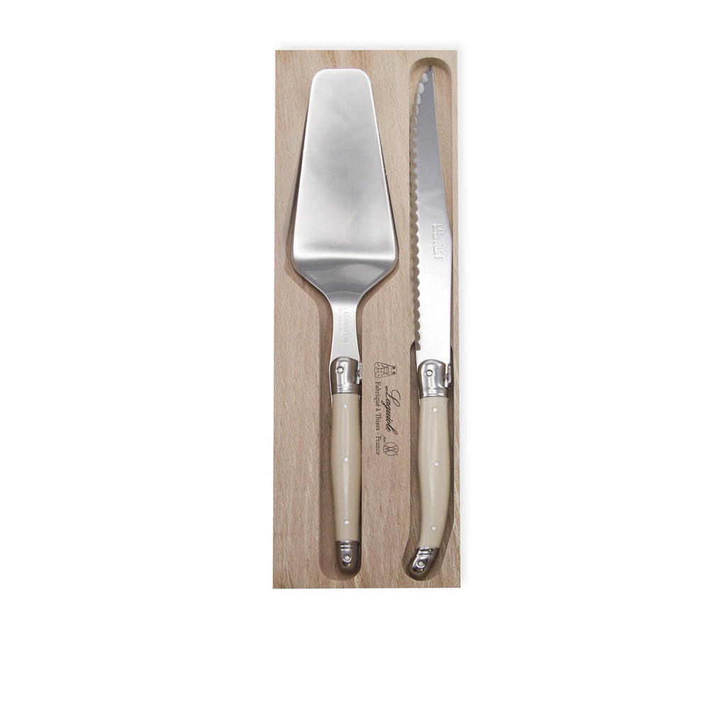 Cake Server & Knife Set | Ivory - Rose St Trading Co