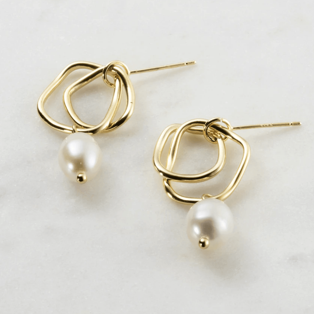 Zafino  Camila Earring | Gold available at Rose St Trading Co