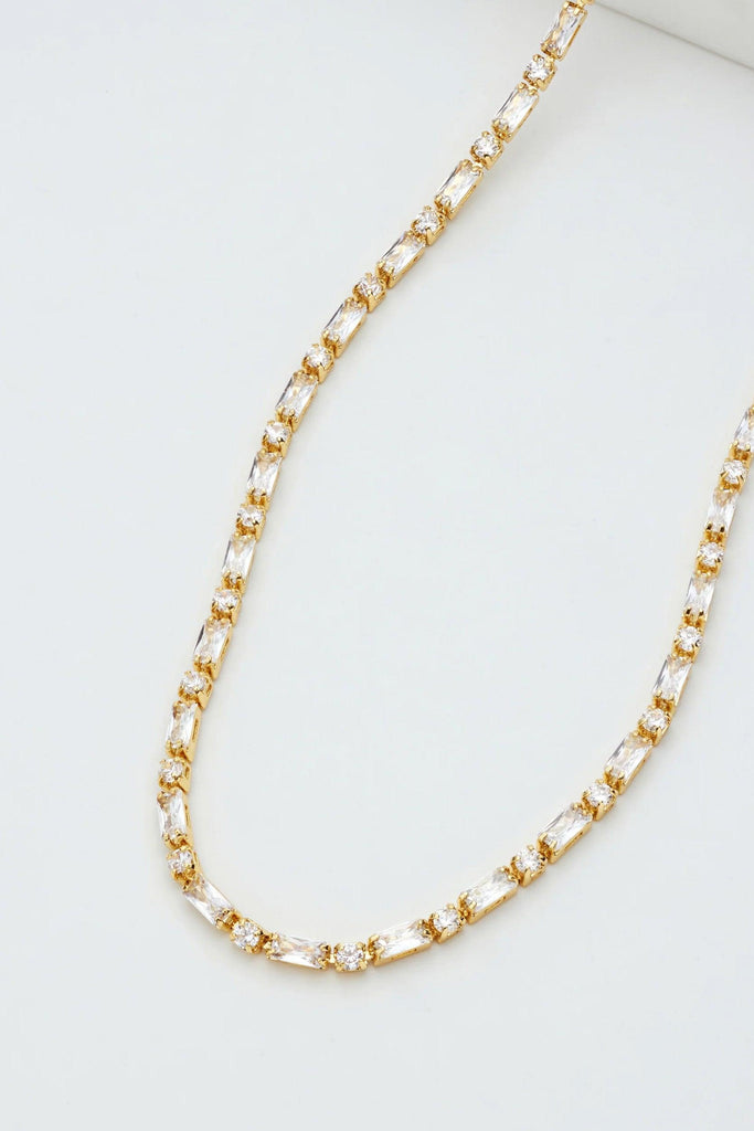 Candice Necklace | Gold by Zafino in stock at Rose St Trading Co