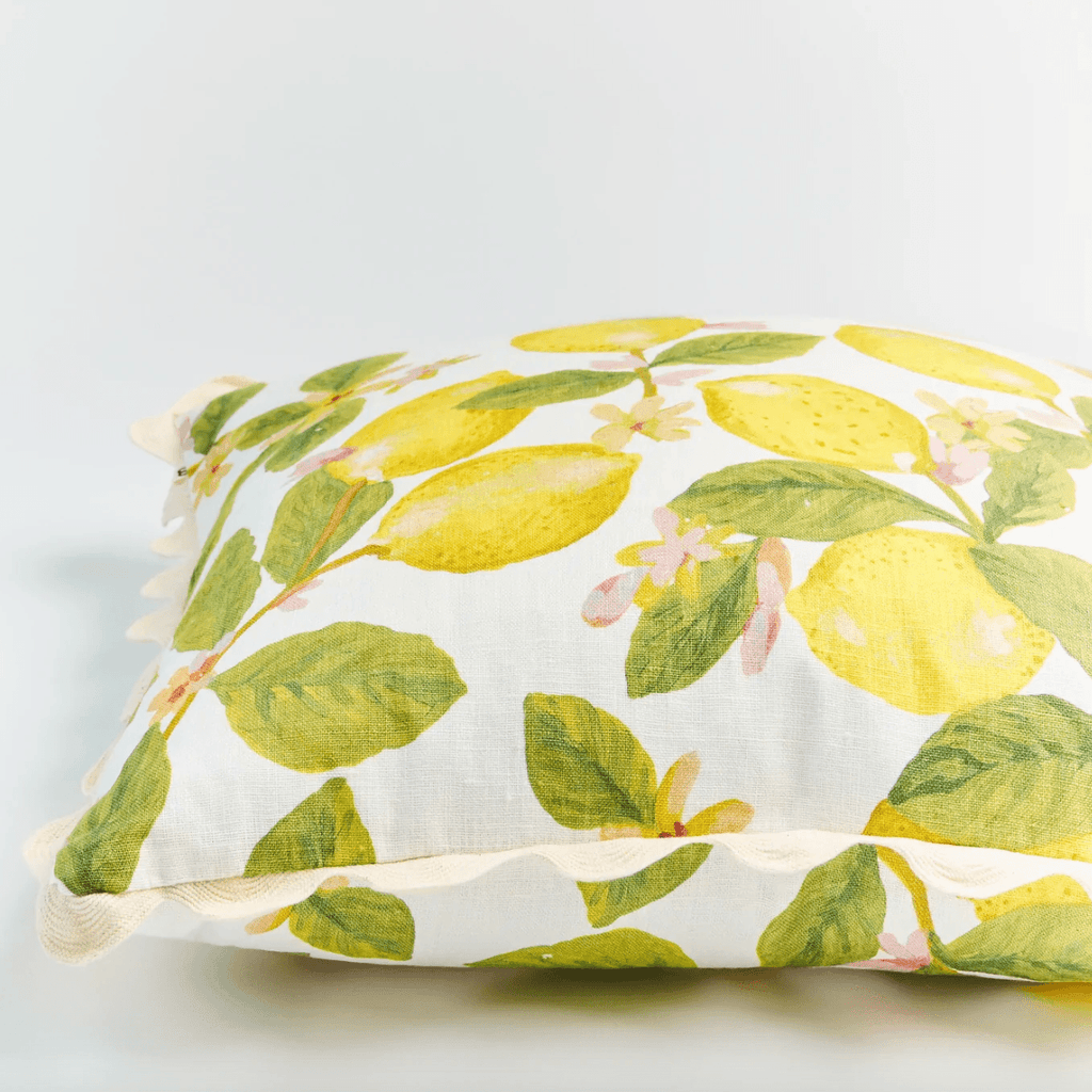 Bonnie and Neil  Capri Yellow Cushion | 50cm available at Rose St Trading Co