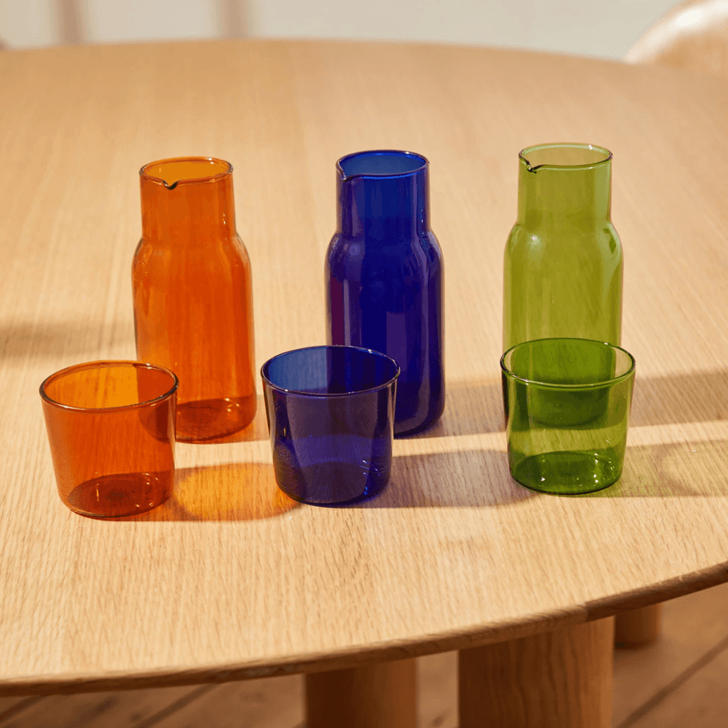 House of Nunu  Carafe and Cup Set | Amber available at Rose St Trading Co