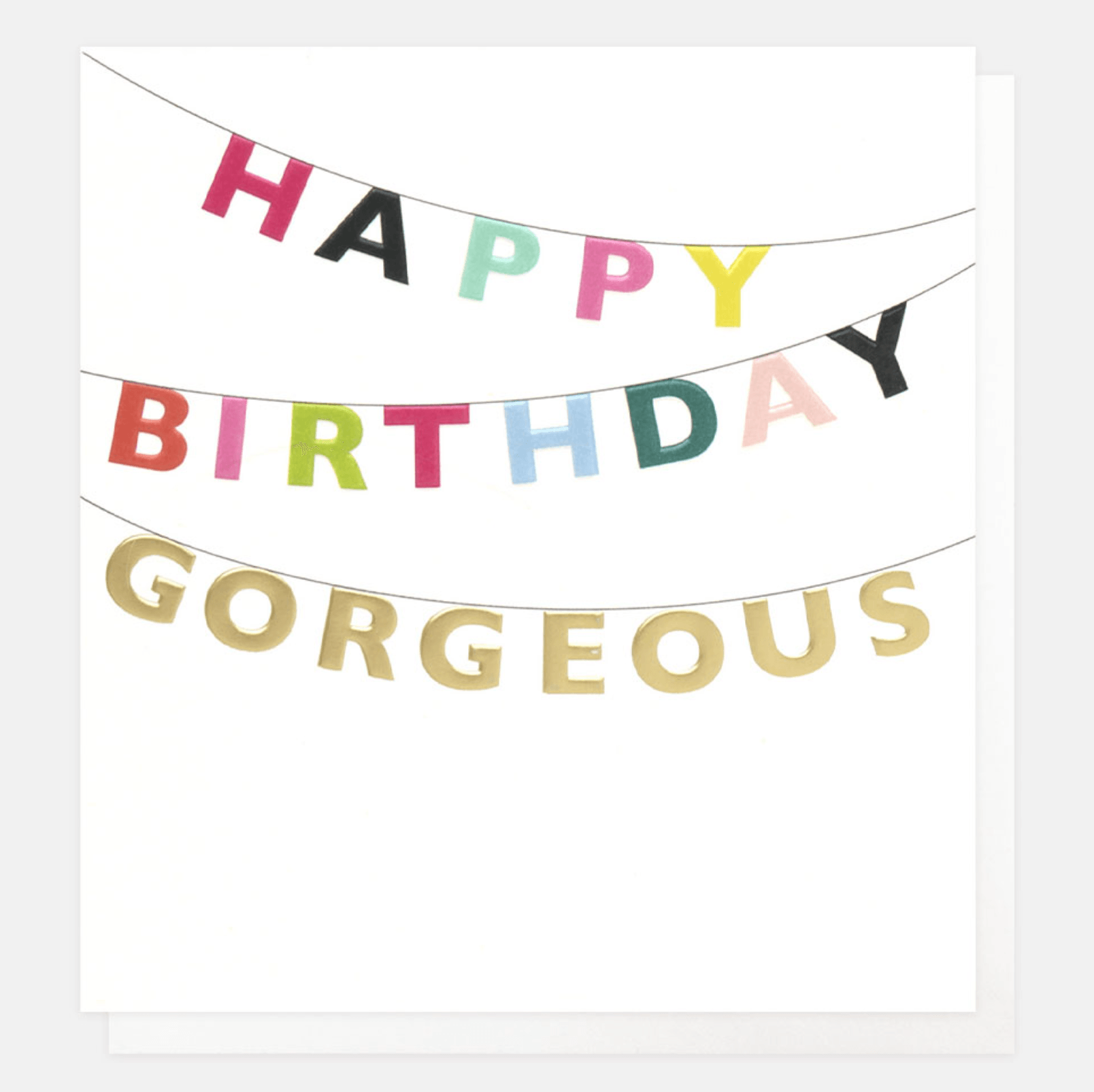 Shop Card | Caroline Gardner Happy Birthday Gorgeous by Scarpa – Rose ...