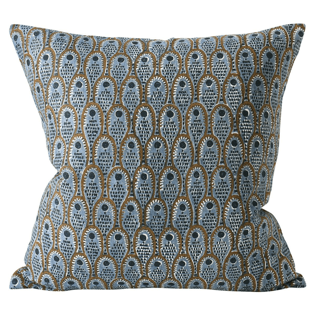 Walter G  Catania Tobacco Linen Cushion available at Rose St Trading Co