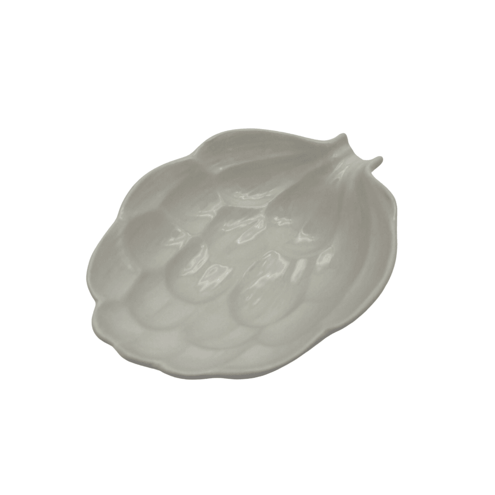 Flair  Ceramic Leaf Bowl | White Small available at Rose St Trading Co