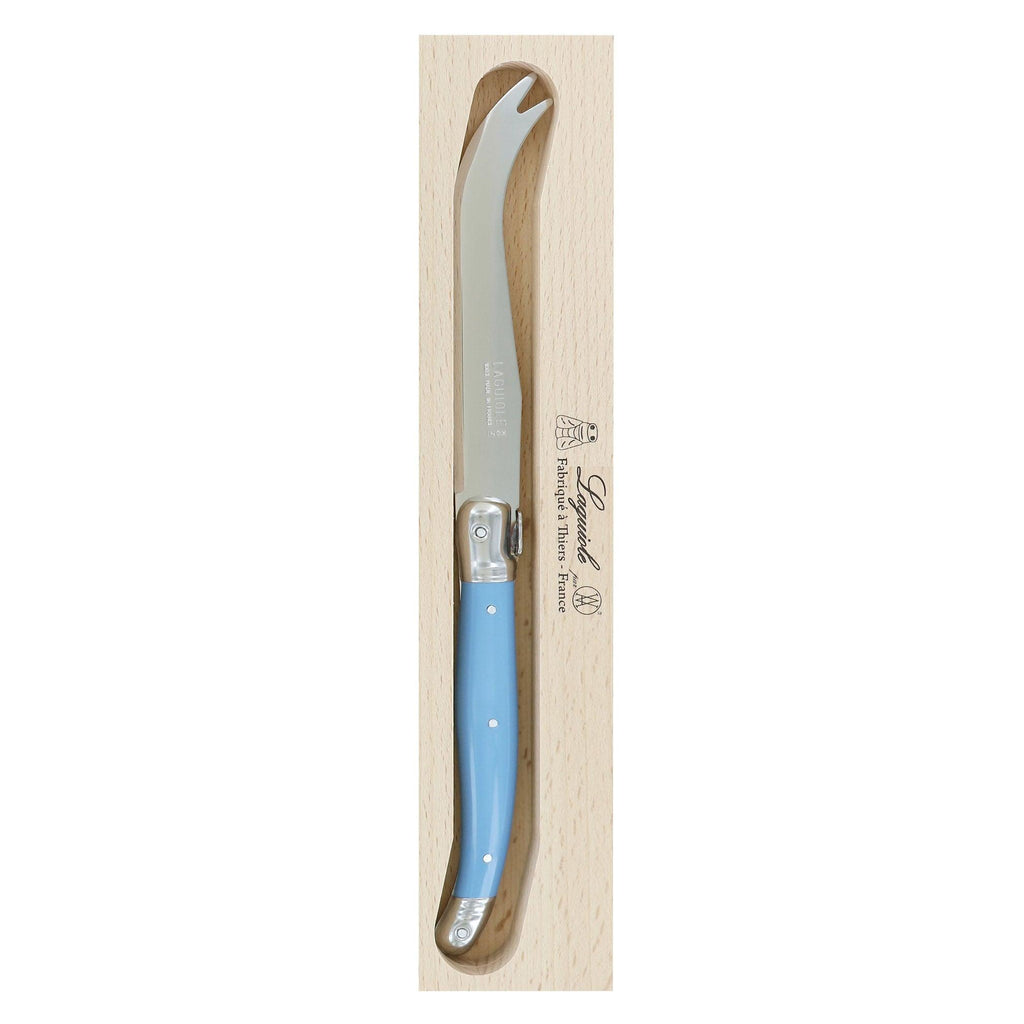 Andre Verdier  Cheese Knife  Cornflower Blue - Gift Boxed available at Rose St Trading Co