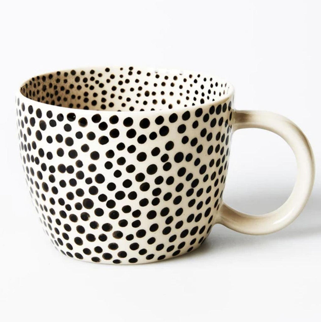 Jones & Co  Chino Mug | Black Sprinkle available at Rose St Trading Co