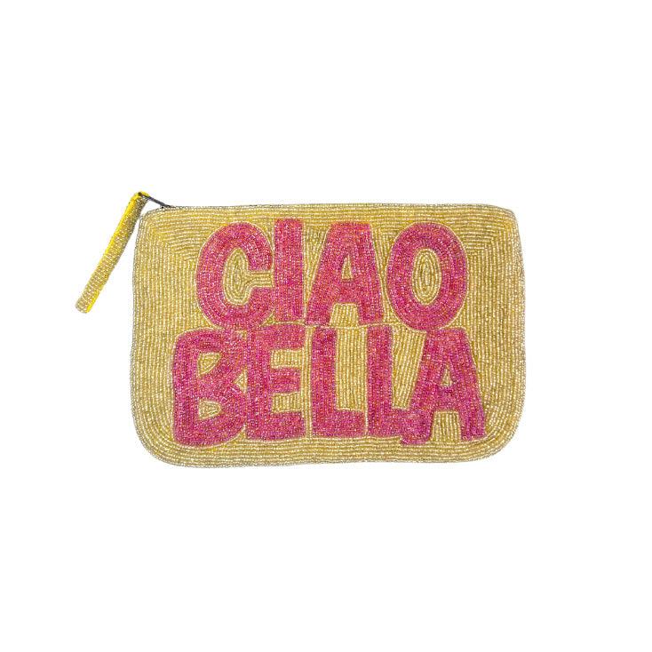 Ciao Beaded Bag | Gold Pink - Rose St Trading Co