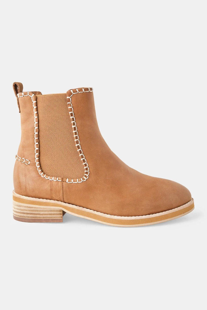 Cinda Leather Boot | Tan by Walnut in stock at Rose St Trading Co