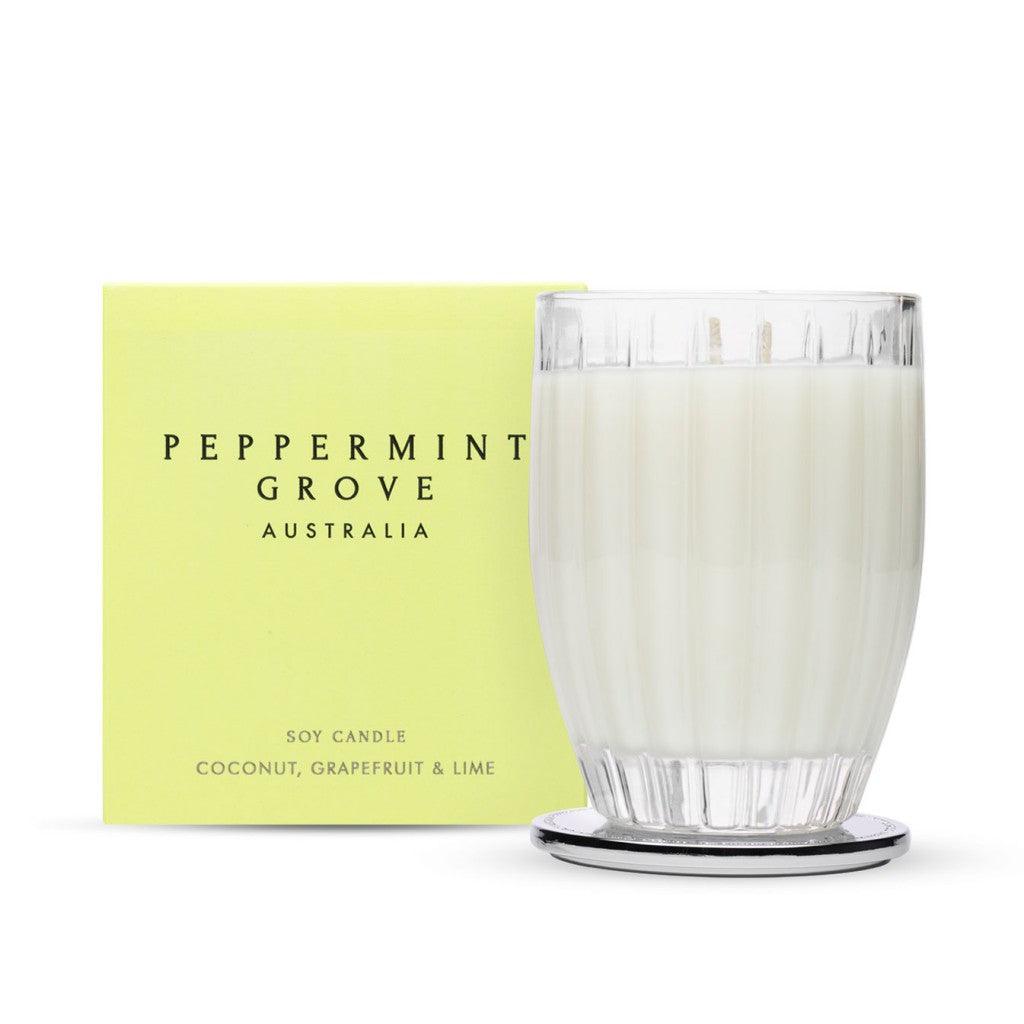 Peppermint Grove  Coconut + Lime | Standard Candle available at Rose St Trading Co