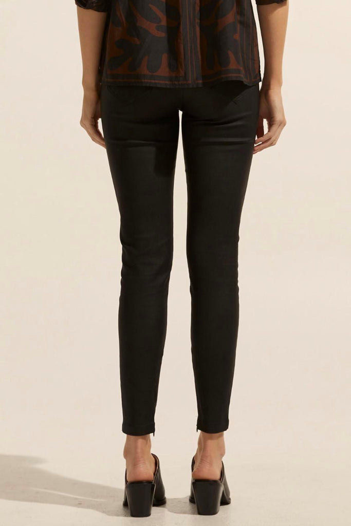 Contest Pant | Black Coated - Rose St Trading Co